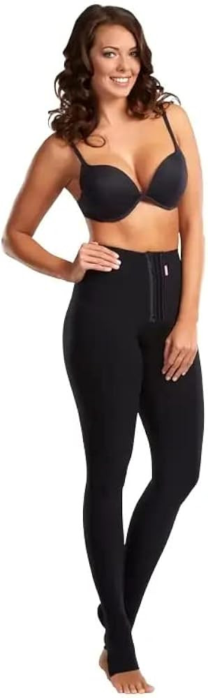 LIPOELASTIC LIPEDEMA Compression Leggings - Lower Version Shorter Than 5.4" - TBfL Variant Black | Amazon (US)
