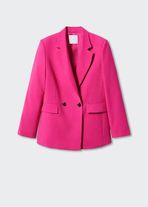 Double-breasted suit blazer | MANGO (US)