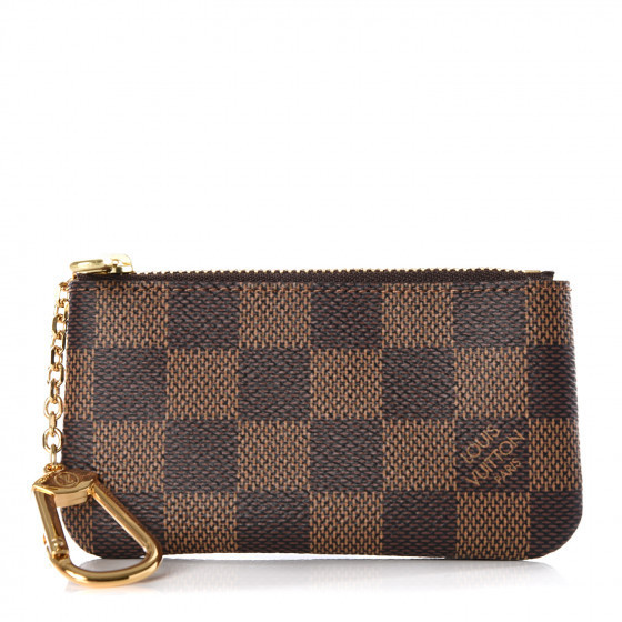 LOUIS VUITTON Damier Ebene Key Pouch | Fashionphile