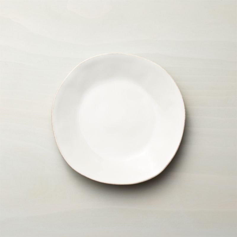 Marin White Salad Plate + Reviews | Crate and Barrel | Crate & Barrel