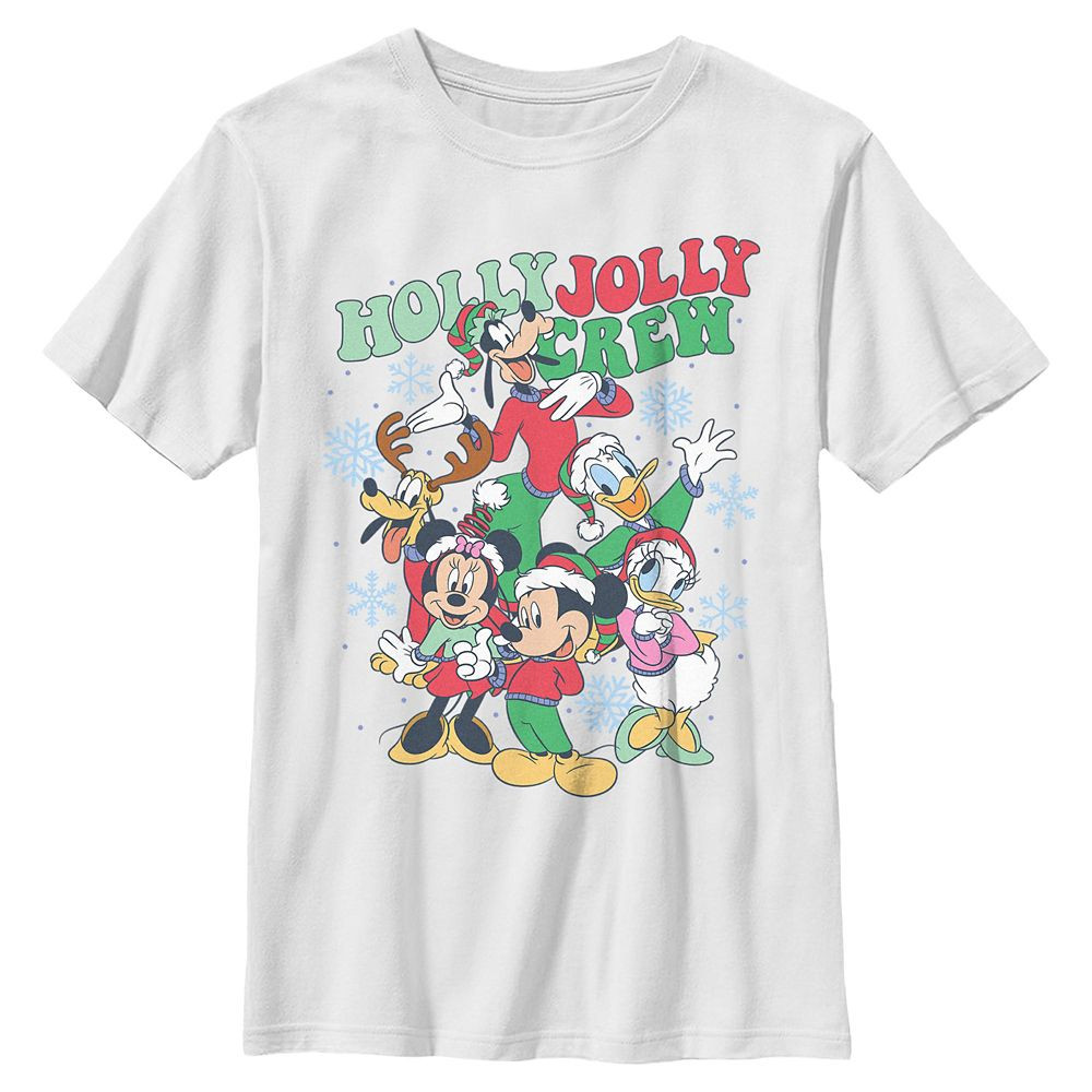 Mickey Mouse and Friends ''Holly Jolly Crew'' T-Shirt for Kids | Disney Store