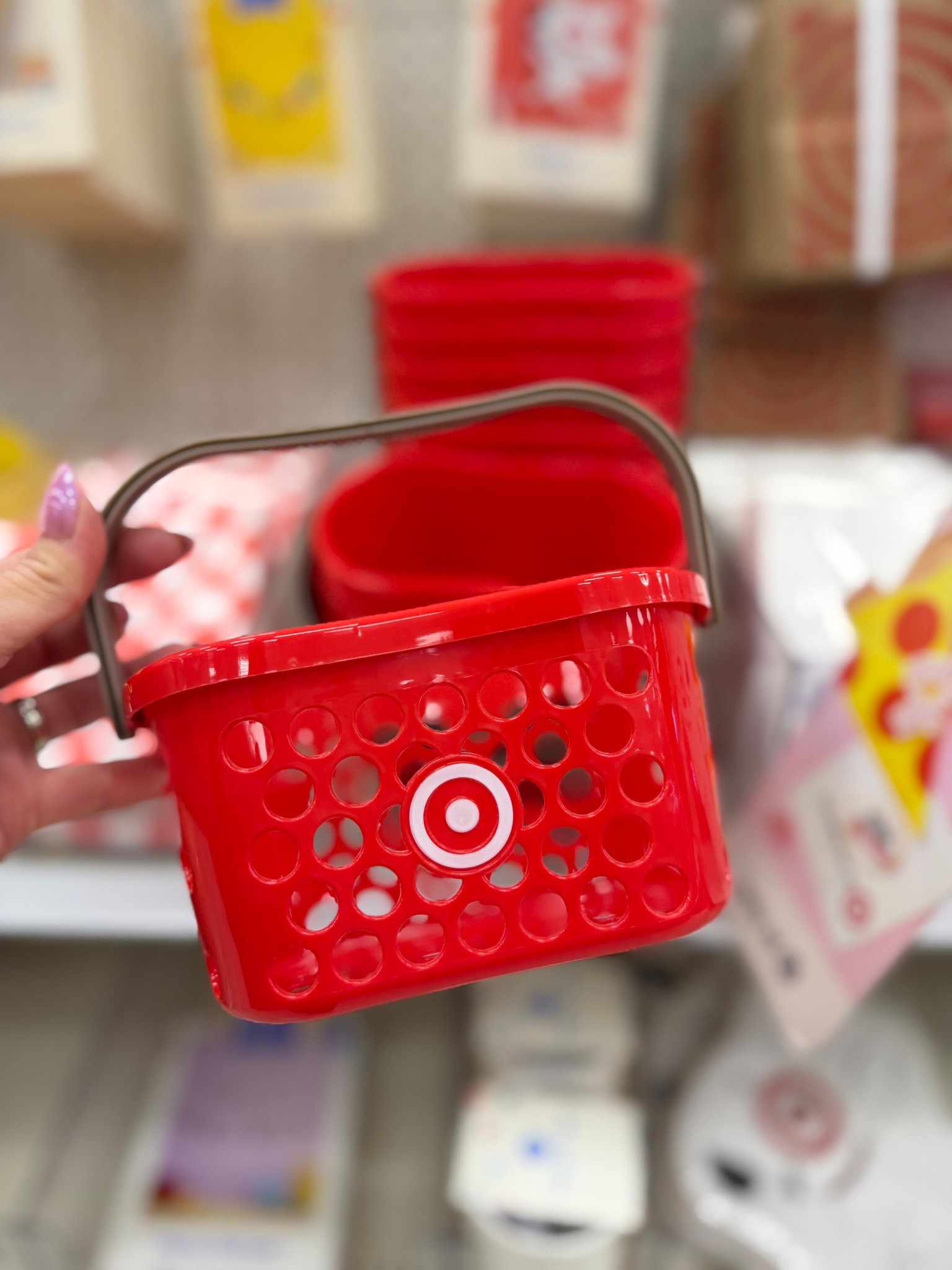 The tiniest Target basket with the biggest main character energy and only $3!!!! Perfect for Galentines Day, teacher gift or a just because gift!!! 

#LTKBeauty #LTKValentine #LTKHome
