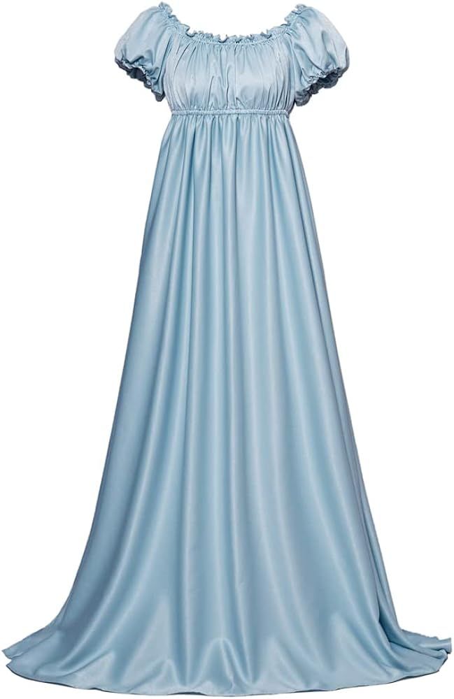 Amazon.com: Daphne Dress Regency Victorian Tea Party Gown Jane Austen Inspired Dress for Women Li... | Amazon (US)
