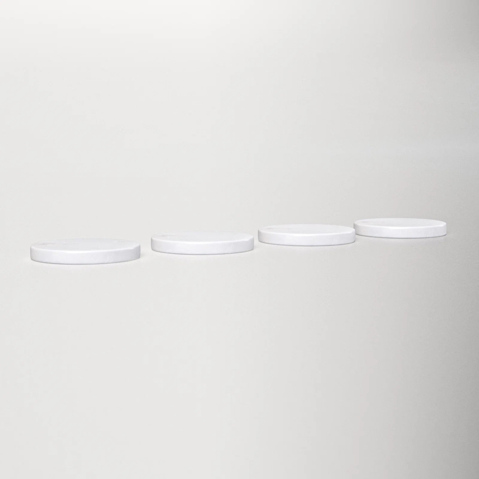 Marble Circle Coaster (Set of 4) | Wayfair North America