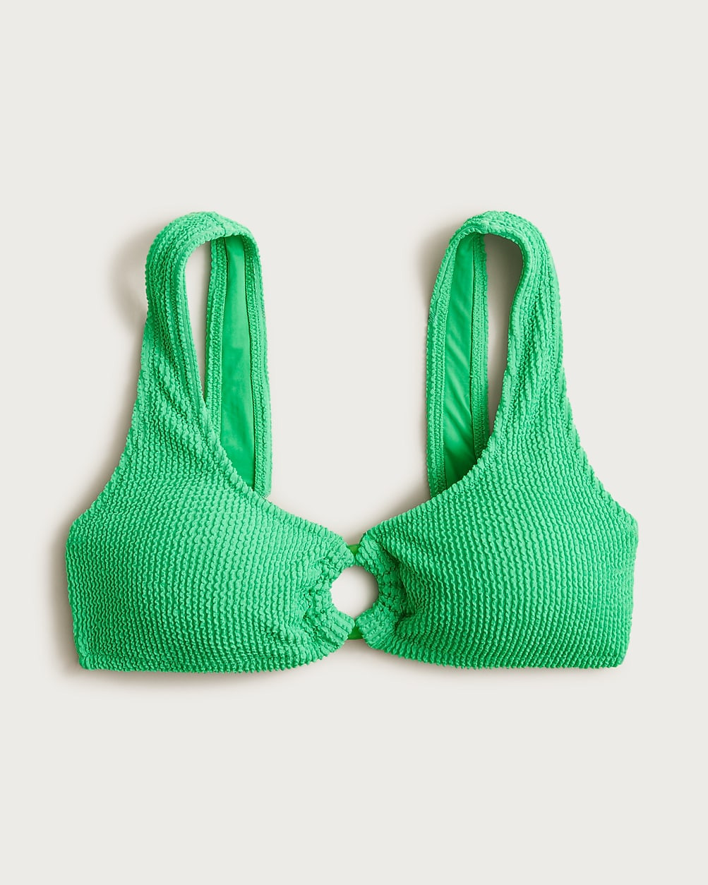 Claudia O-ring scrunchie bikini top | J. Crew US