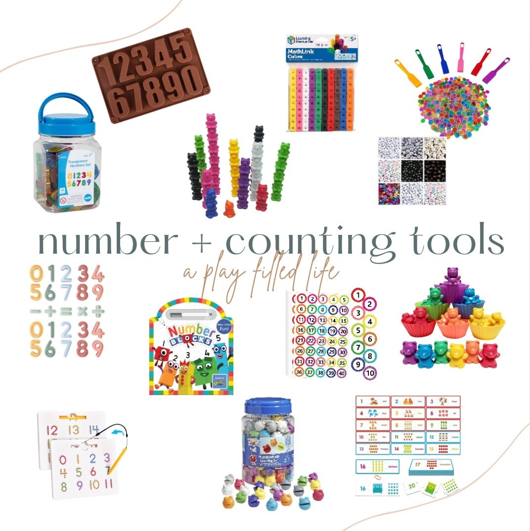 Everything you need to work on numbers at home or in the classroom!

#LTKFamily #LTKKids #LTKHome
