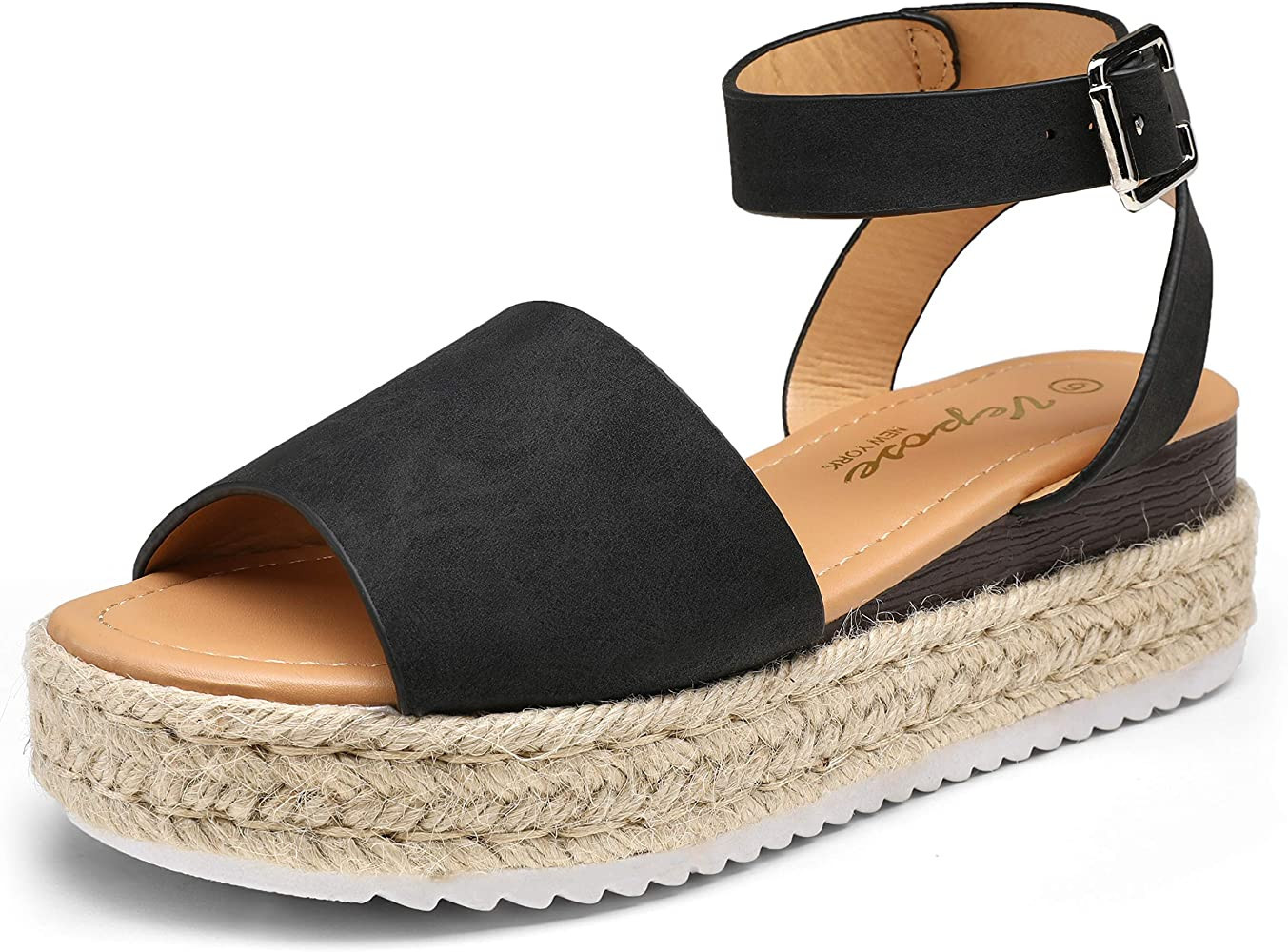 Vepose Women's 00A Espadrilles Sandals Classic Wedge Platform Sandal | Amazon (US)