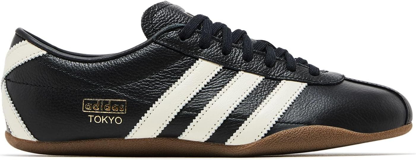 adidas Originals Tokyo Women's Shoes, Core Black/Off White/Gold Metallic Size 7.5 | Amazon (US)
