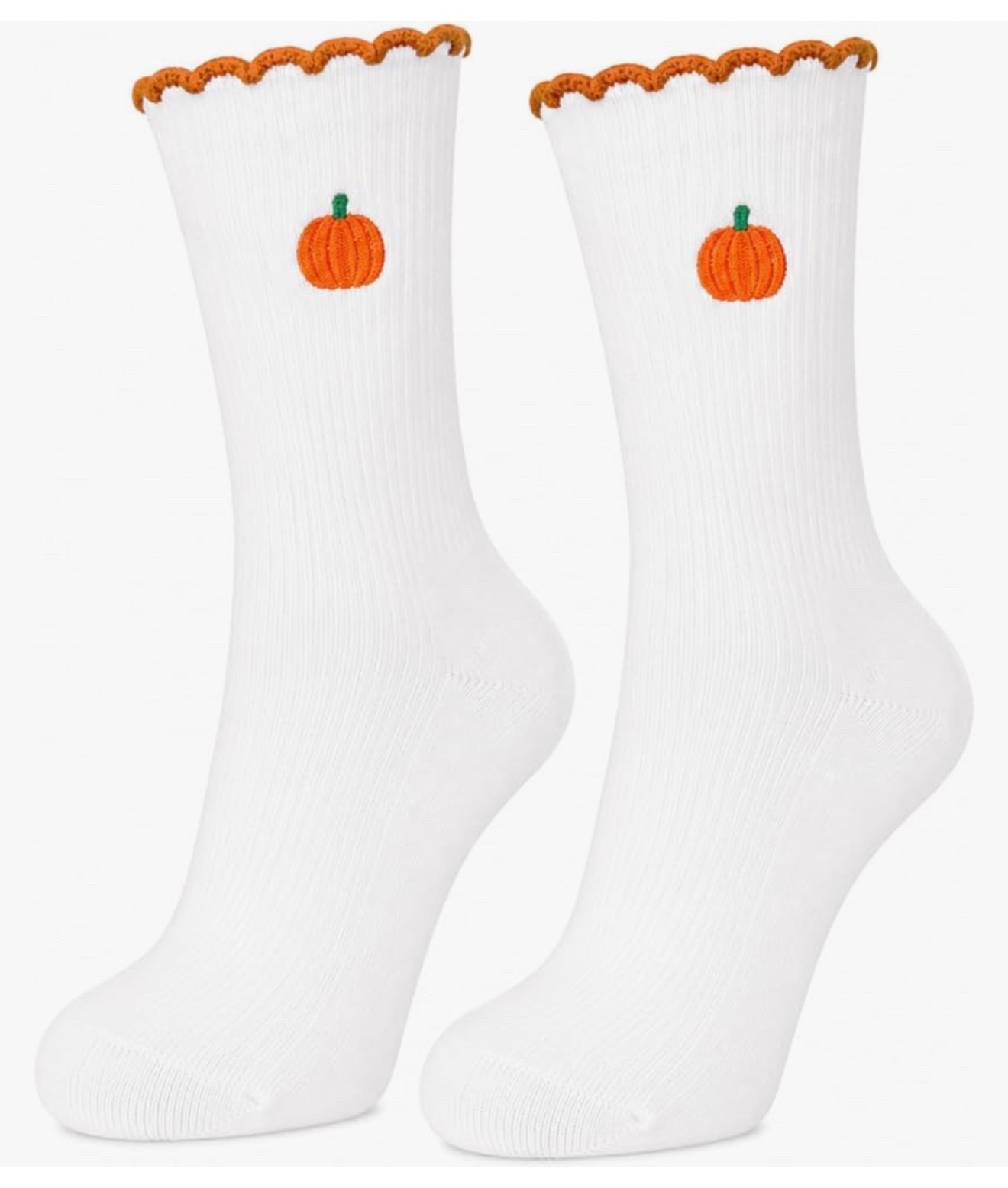 🎃 Pumpkin Embroidered Scalloped Crew Socks 🎃

The sweetest little socks for fall! 🍂 These white ribbed crew socks feature an adorable embroidered pumpkin and a scalloped orange trim for the perfect festive touch. They’re soft, comfy, and easy to style with sneakers, loafers, clogs, or ankle boots for everything from pumpkin patch visits to cozy coffee runs. A simple way to add a little autumn charm to any outfit! 🧡✨

Perfect for fall outfits, pumpkin patch days, cozy autumn style, Thanksgiving outfits, Halloween season, embroidered socks, scalloped crew socks, cute fall accessories, women’s crew socks, teacher outfits, casual fall fashion, and cozy seasonal wardrobe essentials. 🍁☕🎃

#LTKOver40 #LTKSeasonal #LTKootd