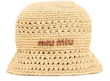Raffia hat - MIU MIU | 24S US