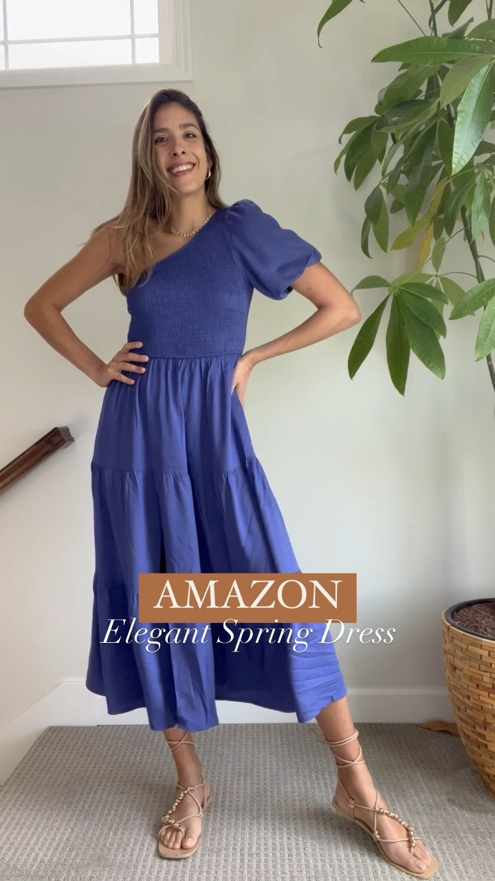Elegant spring dress from Amazon 💙✨

#LTKFind #LTKstyletip #LTKunder50