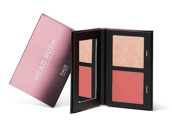 HAUS LABORATORIES by Lady Gaga: HEAD RUSH BLUSH DUO | HEAT SPELL BRONZER DUO, Highlighter Cheek Duos | Amazon (US)