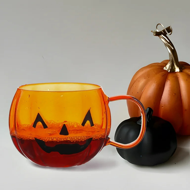 Way to Celebrate Glass Pumpkin Mug | Walmart (US)