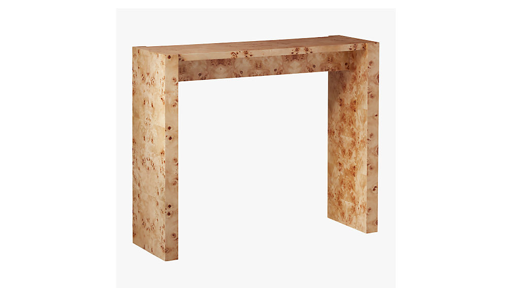 Niche Burl Wood Console Table | CB2 | CB2
