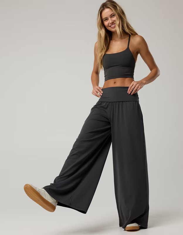 OFFLINE By Aerie Real Me Foldover Super Wide Leg Pant | Aerie
