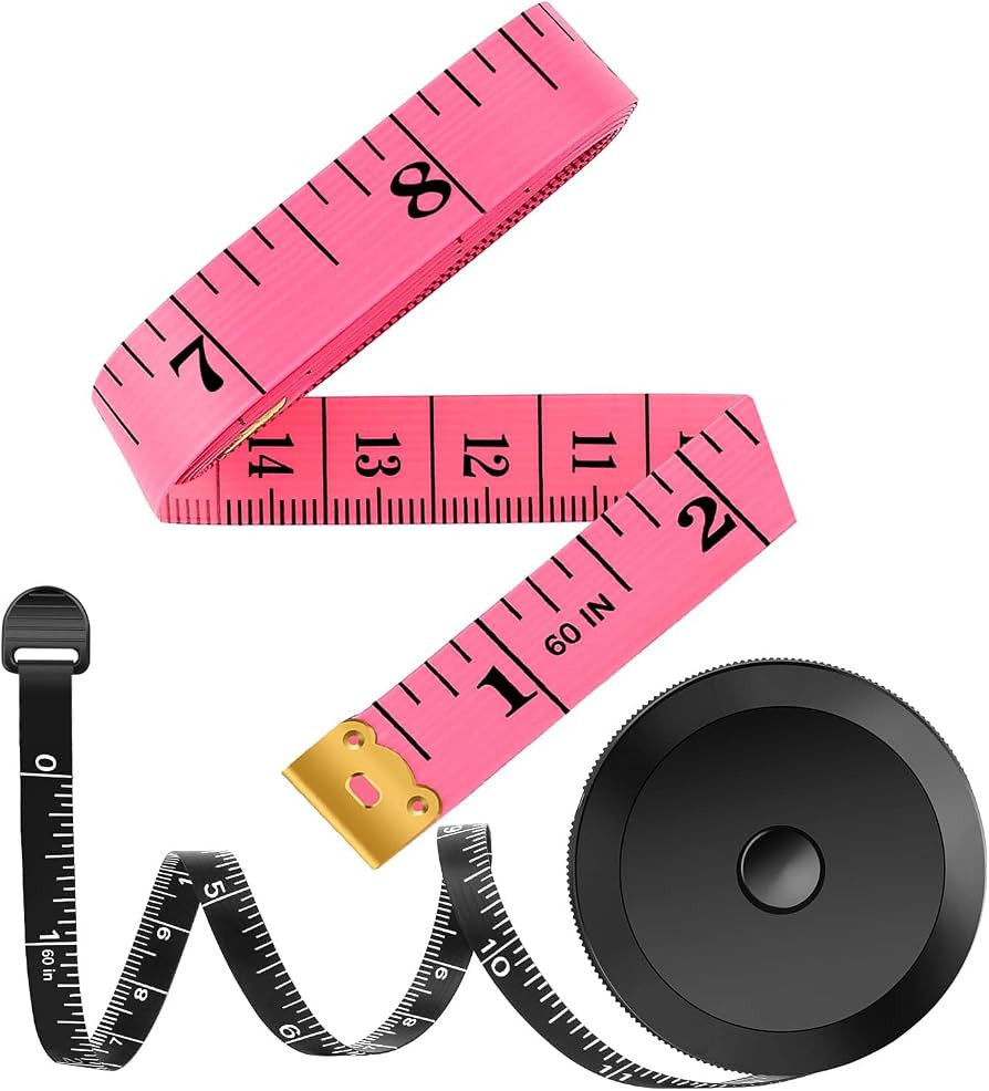 iBayam 2 Pack Tape Measure Measuring Tape for Body Fabric Sewing 60"/150cm | Amazon (US)