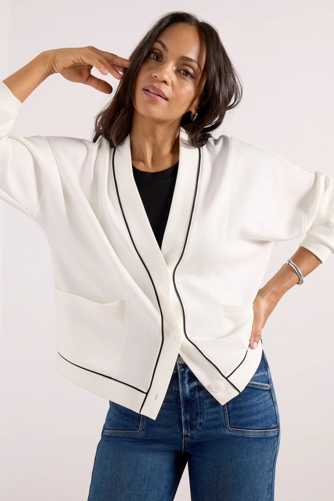 Corinne Sleek Sweatshirt | Evereve