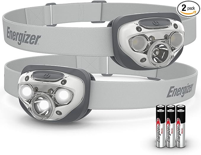 Energizer LED Headlamp PRO (2-Pack), IPX4 Water Resistant Headlamps, High-Performance Head Light ... | Amazon (US)