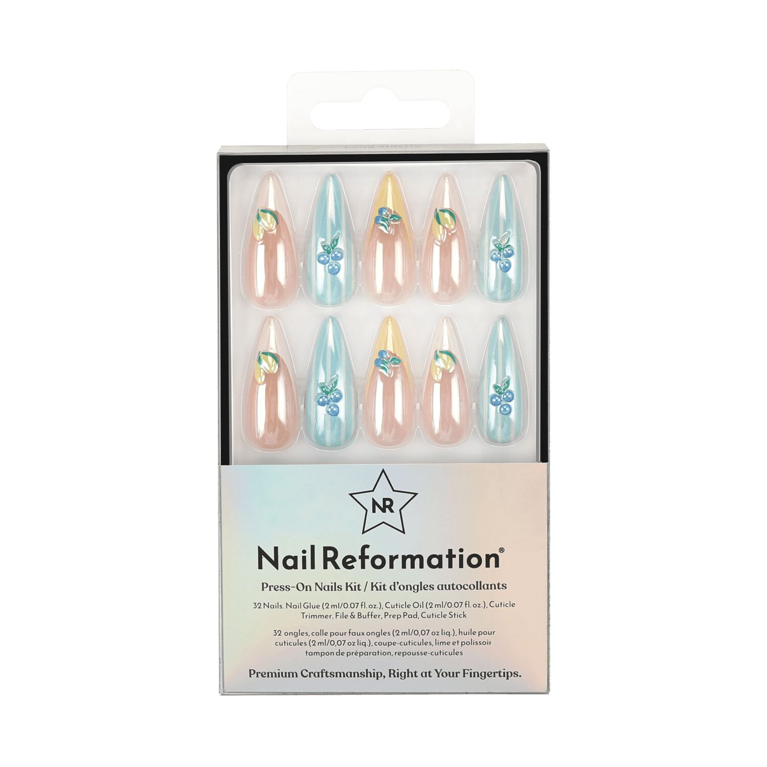 Blueberry Lemonade Press On Nails | Sally Beauty