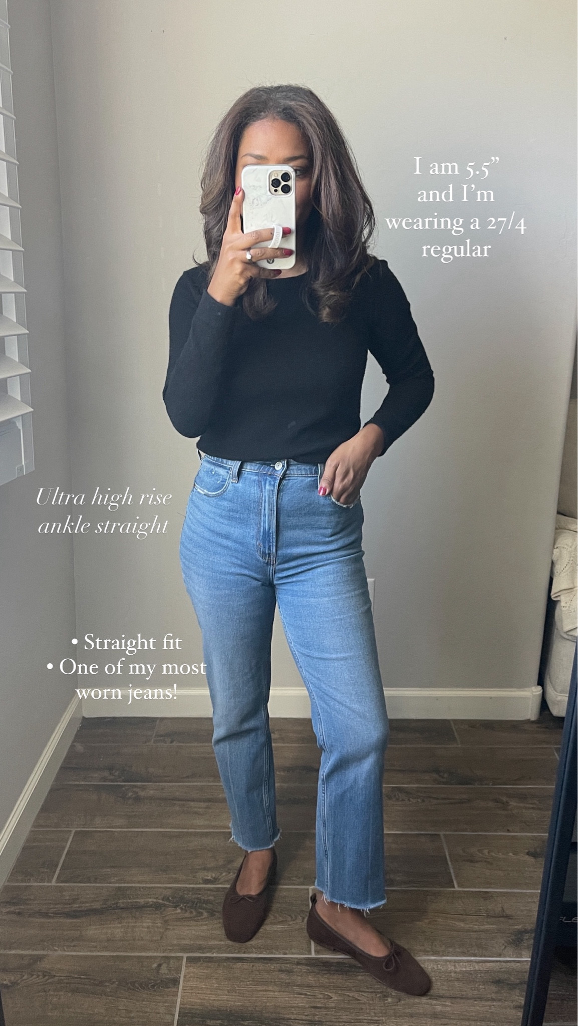 Abercrombie denim is 20% off this weekend! Wearing a size 27/4 regular in these. I am 5.5” 

#LTKFallSale #LTKSaleAlert #LTKFindsUnder100