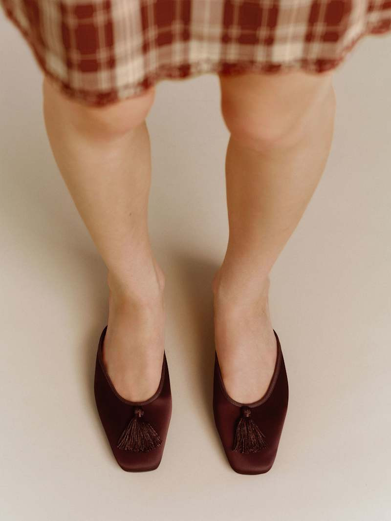 Priya Flat Mule | Reformation (Global)