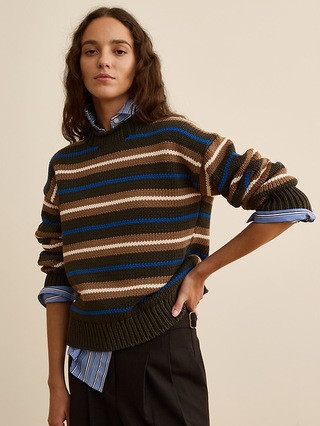Banana Republic x La Ligne The Cotton Crew-Neck Sweater | Banana Republic (US)