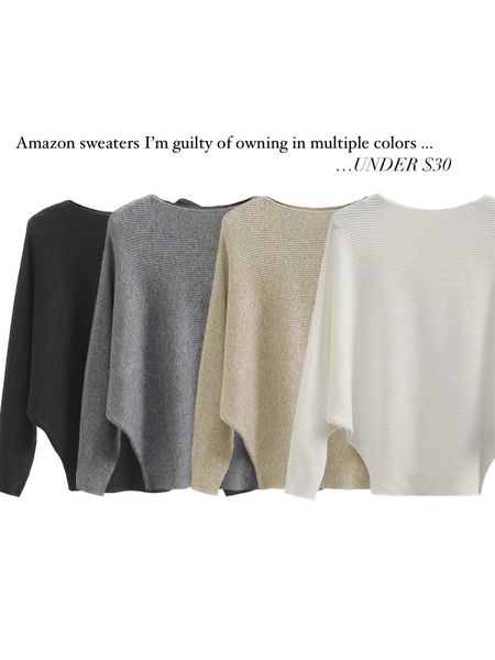 Amazon sweater I’m guilty of owning in multiple colors #StylinbyAylin 

#LTKstyletip #LTKfindsunder50 #LTKSeasonal