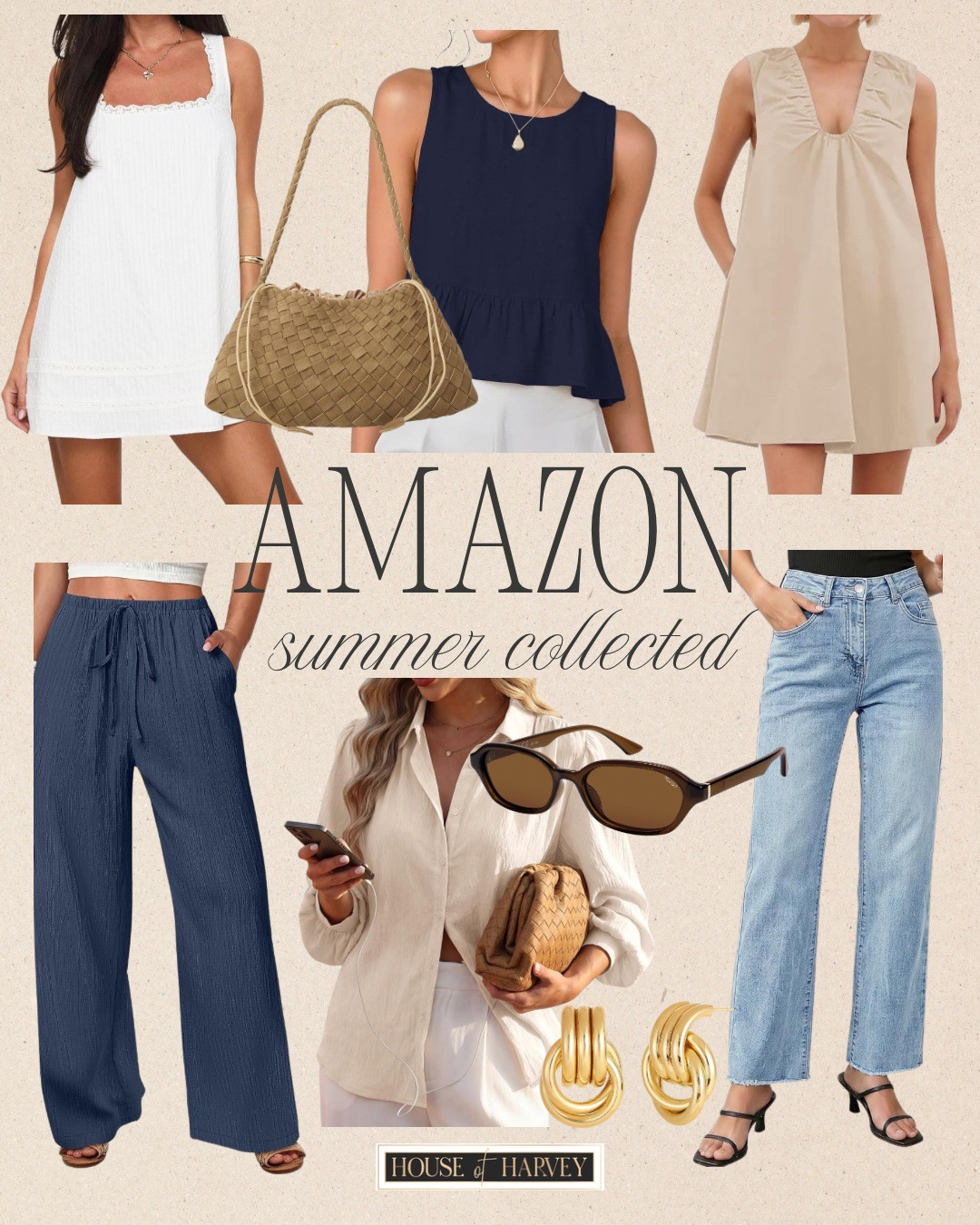Amazon—summer collected! This week it’s all about returning to the pieces you've reached for again and again. The comfortable dress, the favorite denim, the woven bag, the sandals that carried you through every chapter of summer. The best wardrobes become more personal with every wear. I found some amazing pieces all from Amazon that embody this style vibe! I have jeans, pants, dresses, tops and other accessories that are all so chic and under $100! All linked⬆️

#ltkcreator #ltkfinds #ltkwatchnow #amazon #amazonfinds #summer #summeroutfits #summerfashion

#LTKgrwm #LTKootd #LTKSeasonal