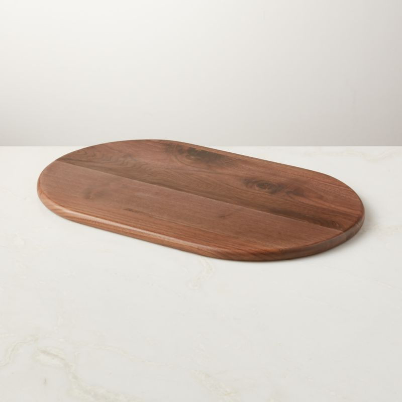 Piero Modern Walnut Serving Board | CB2 | CB2