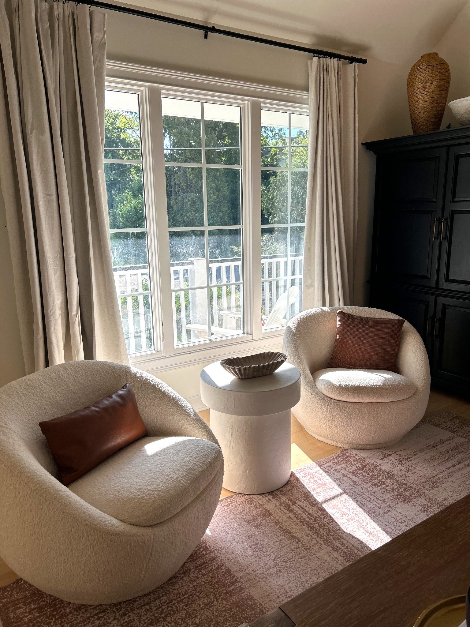 Our front room chairs are an amazing look for less and come in multiple different colors and fabrics. They swivel and add so much warmth to any space! 


#LTKHome