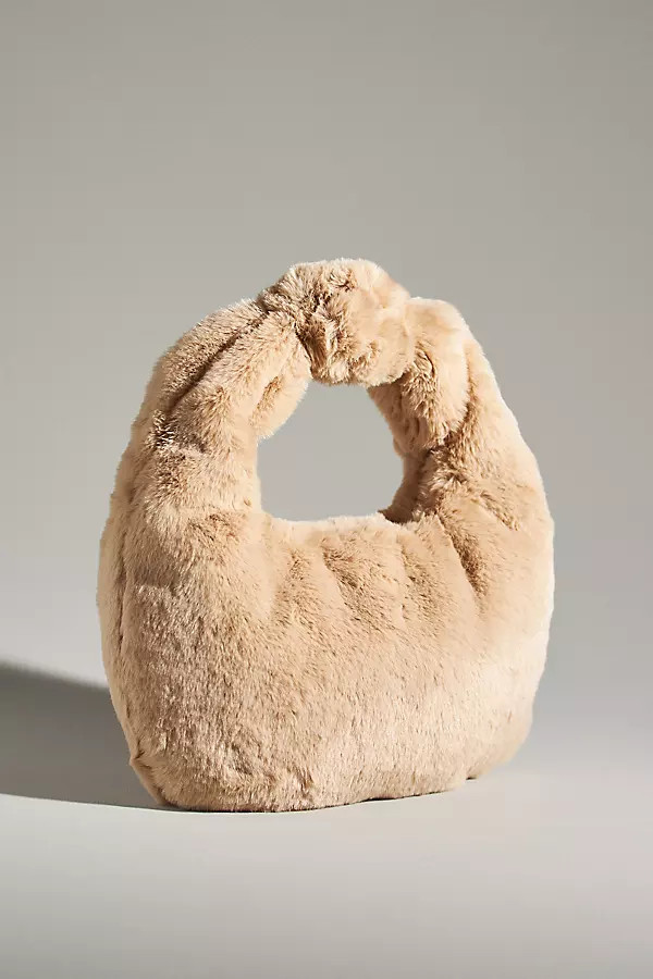 By Anthropologie Mini Faux Fur Hobo Bag | Anthropologie (US)