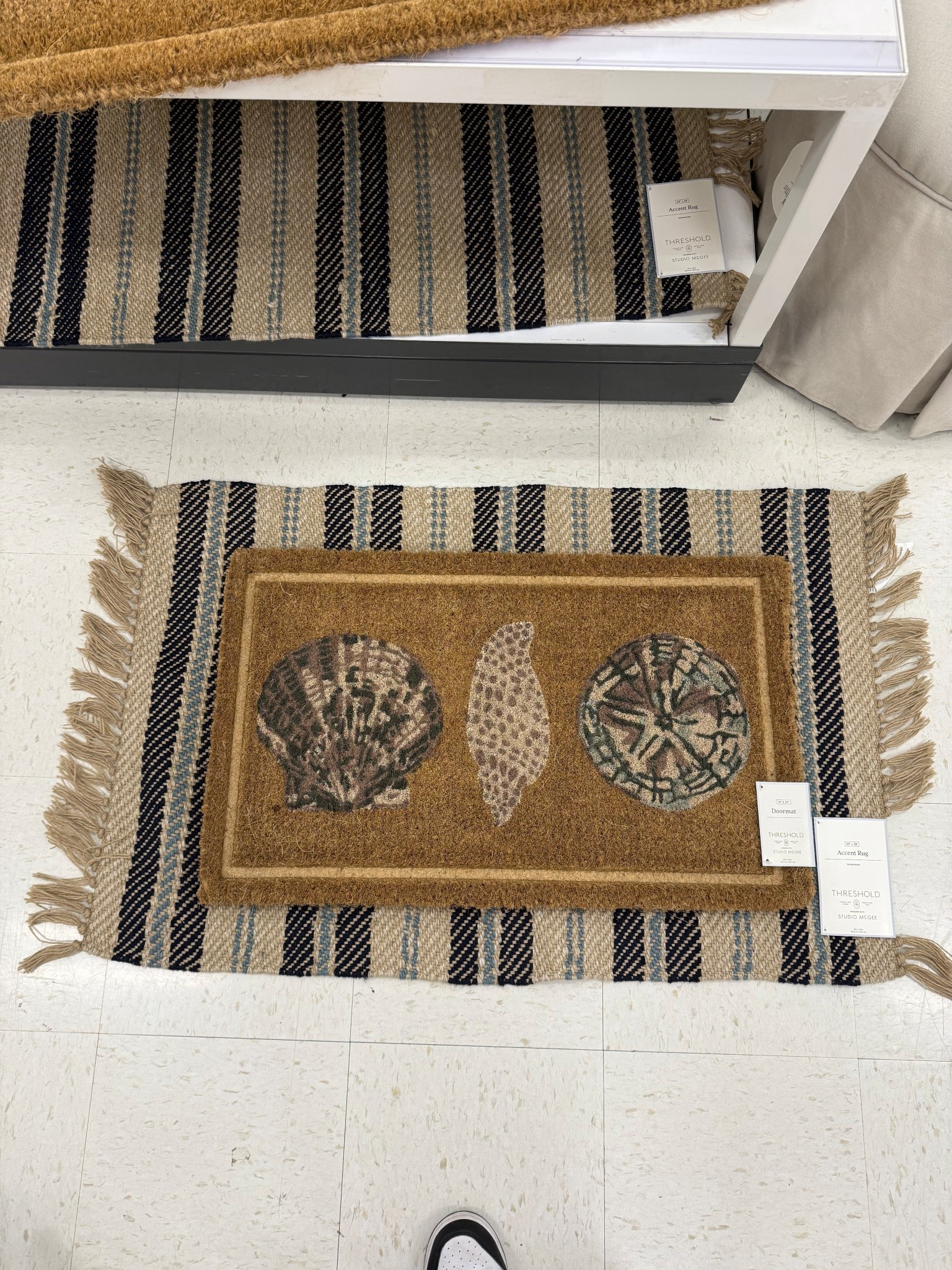 Loving this doormat + rug combo for summer 😍
It’s giving all the beachy vibes 

#LTKHome #LTKSeasonal