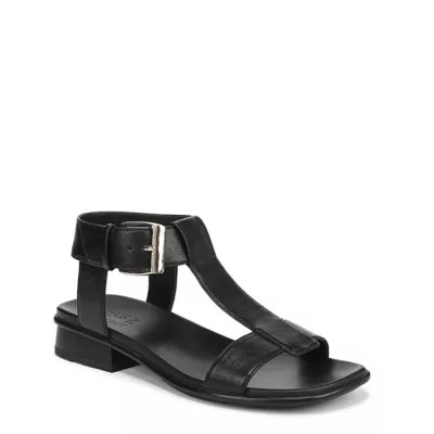 Naturalizer Women's Easton T-Strap Sandals, Black, 8.5M | Belk