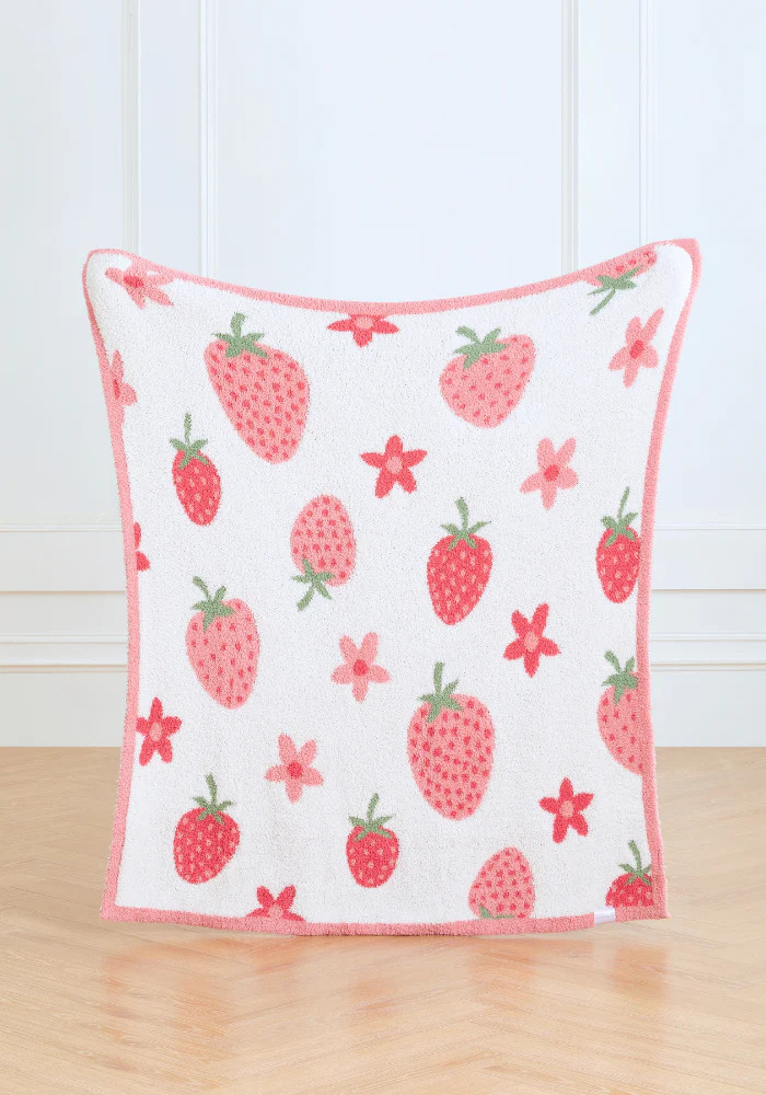 Strawberry + Daisy Buttery Blanket- Children Pre Order Jul 16 | The Styled Collection