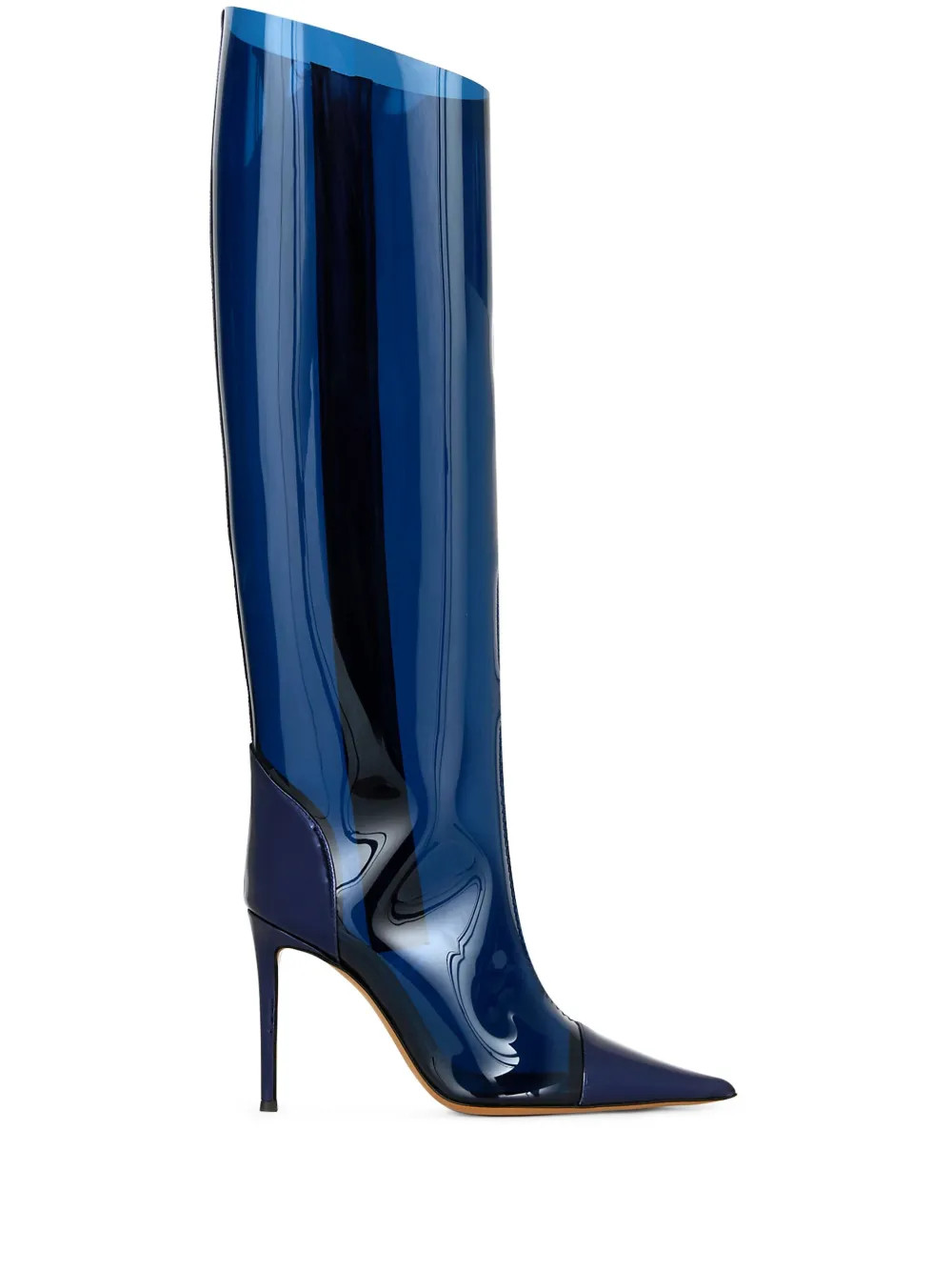 Alexandre Vauthier 105mm Iridescent Leather Boots - Farfetch | Farfetch Global