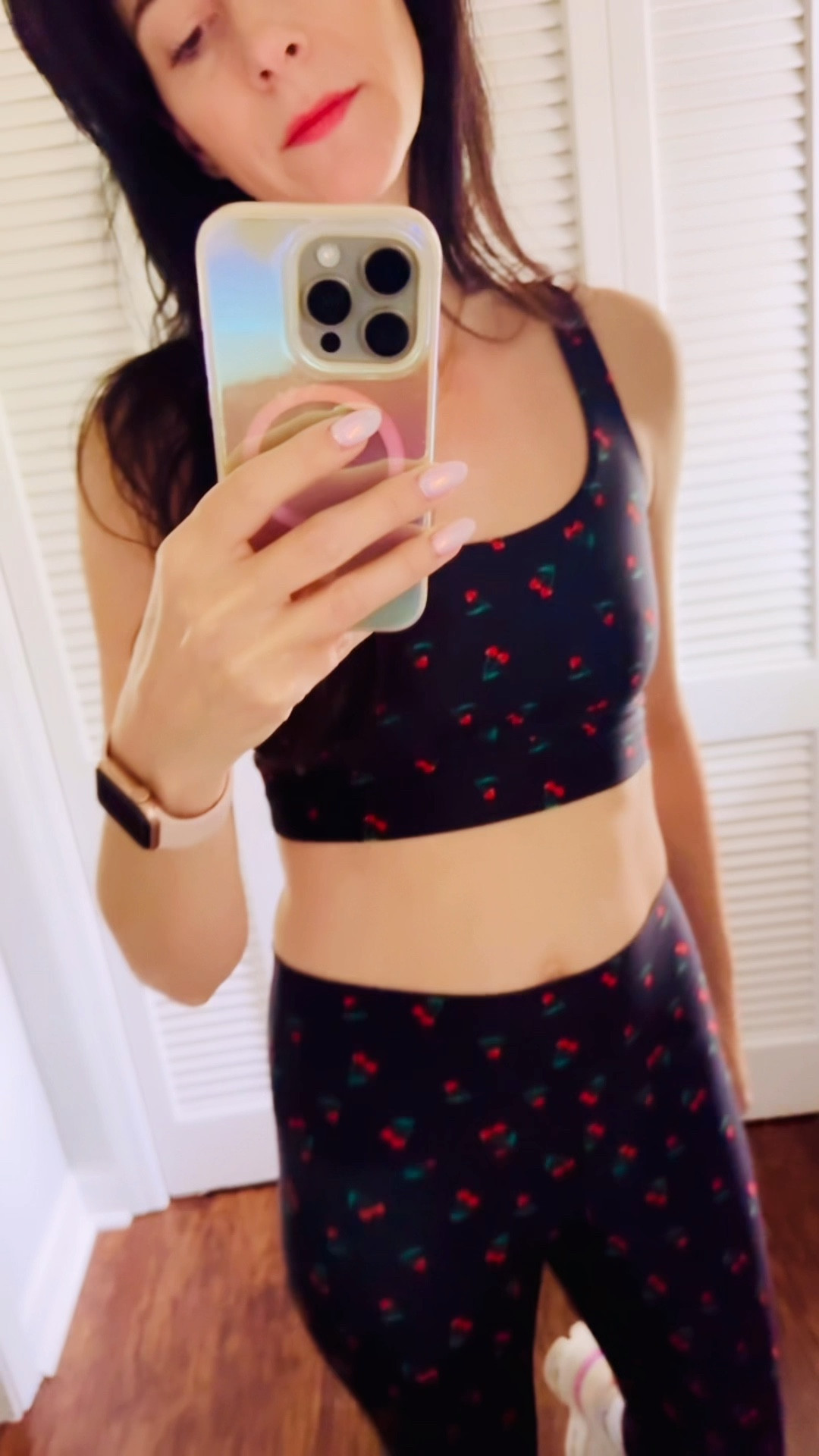 Loving this cherry set from Beach Riot for my Friday morning workout and it’s on sale right now! 🍒🍒🍒

#LTKSaleAlert #LTKSummerEdit #LTKActive