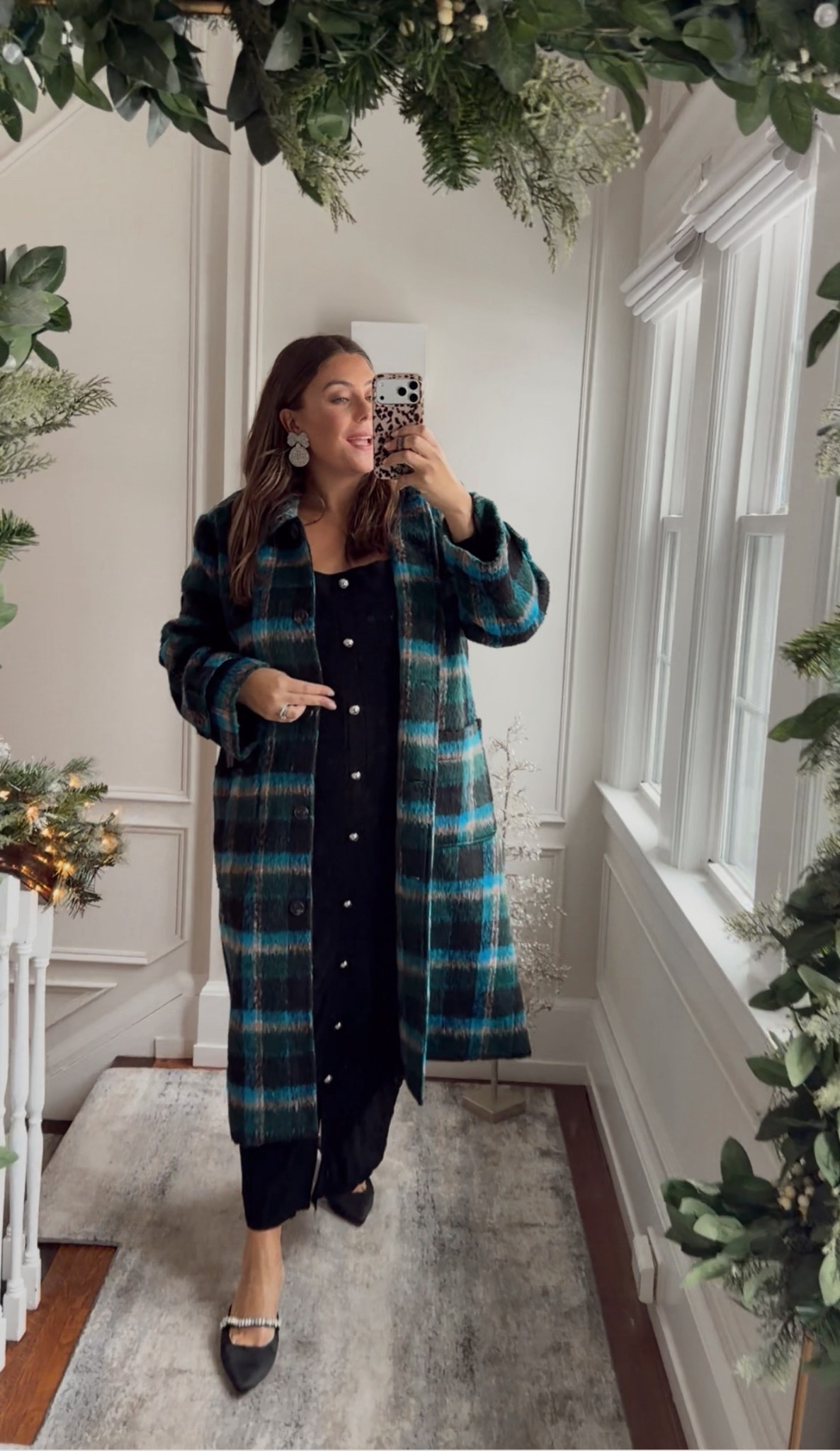 In my happy coat era! Wearing size 1X in coat (could have done XL - runs generous), size 18 in dress. Use CARALYN20 at Shapermint 

#LTKMidsize #LTKBump #LTKSeasonal