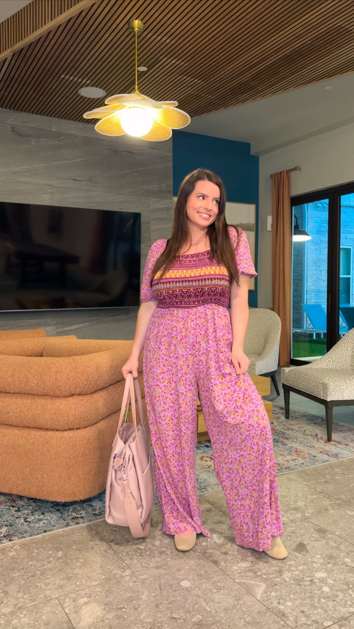 Amazon jumpsuit, Rapunzel bound, Disney bound outfit, Tangled inspired outfit, spring outfit, Easter outfit, pastel outfit, purple outfit, floral jumpsuit, budget Disney outfit, affordable fashion find, Amazon fashion find, Disney outfit idea, casual Disney bound, park outfit, cute spring look, cottagecore outfit, feminine style, disney inspo, lantern vibes, whimsical outfit, Disney princess style, work outfit spring, business casual jumpsuit, office outfit idea, lightweight jumpsuit, spring workwear, affordable work outfit

#LTKMidsize #LTKootd