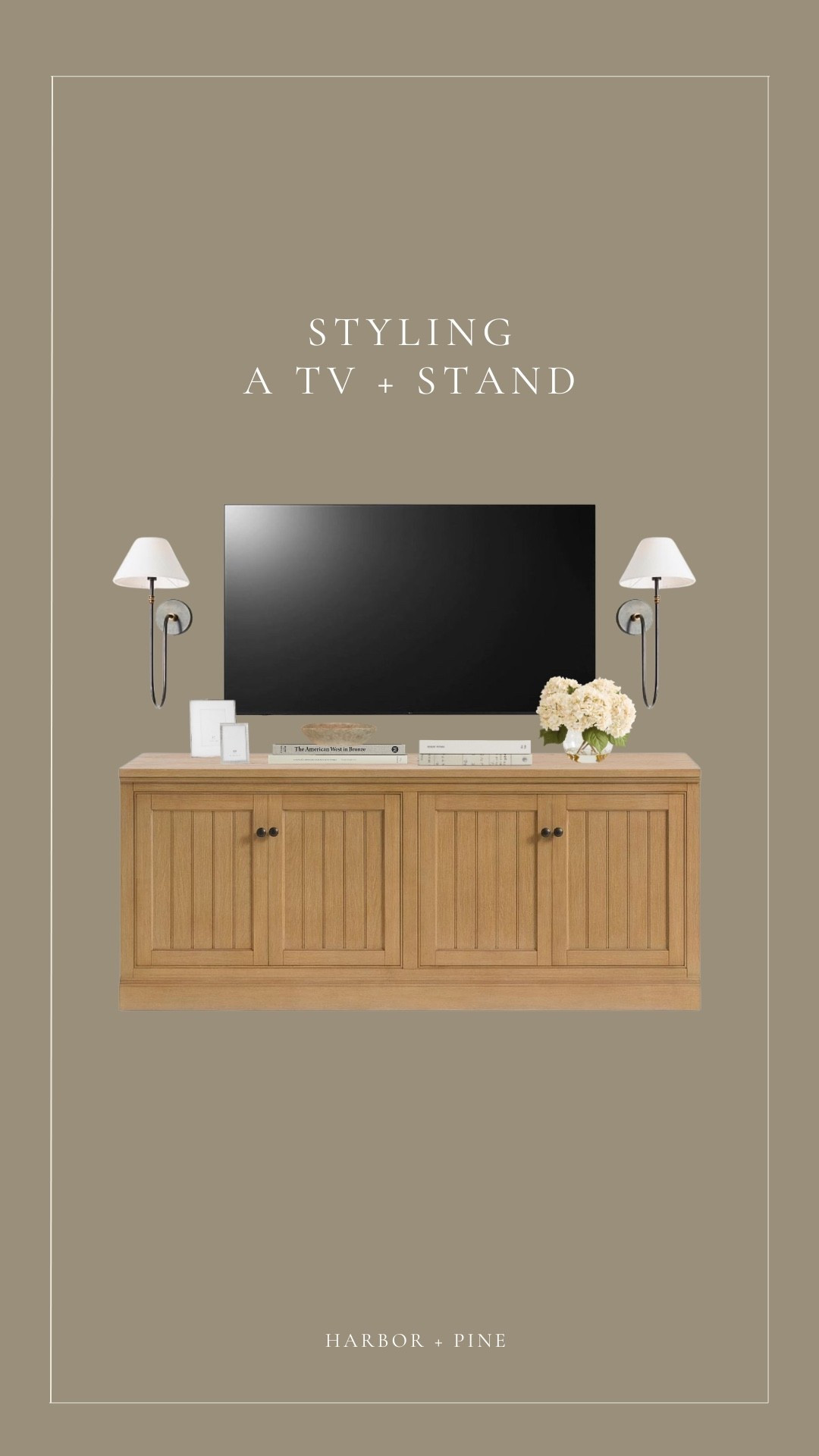 Styling a tv & tv stand 

#LTKSaleAlert #LTKHome #LTKSeasonal