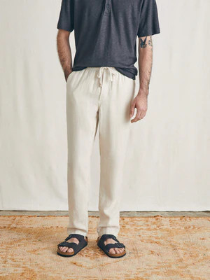 Linen Drawstring Pant | Faherty