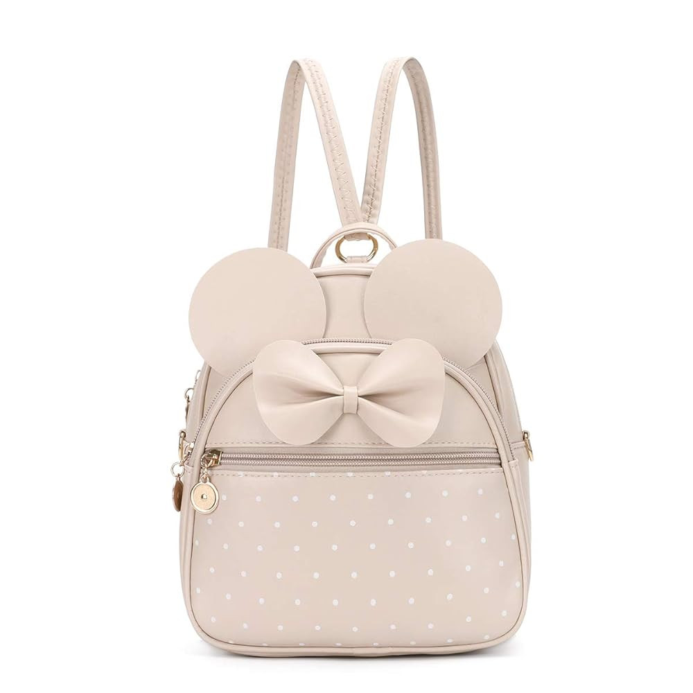 KL928 Girls Bowknot Polka Dot Cute Mini Backpack Small Daypacks Convertible Shoulder Bag Purse fo... | Amazon (US)
