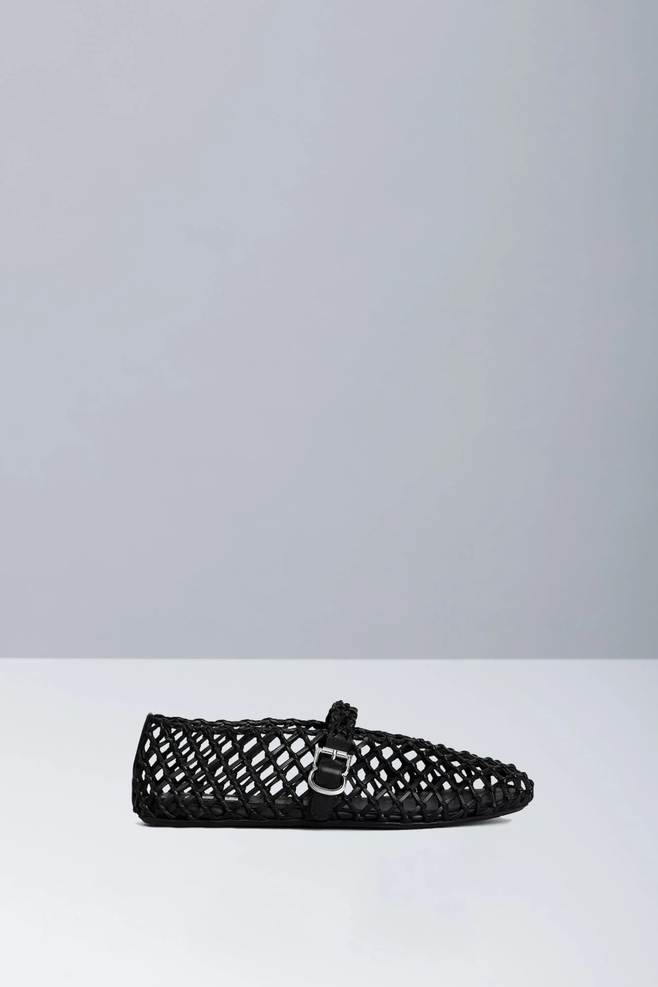 Alaïa Ballet Flats in Braided Black | Antidote