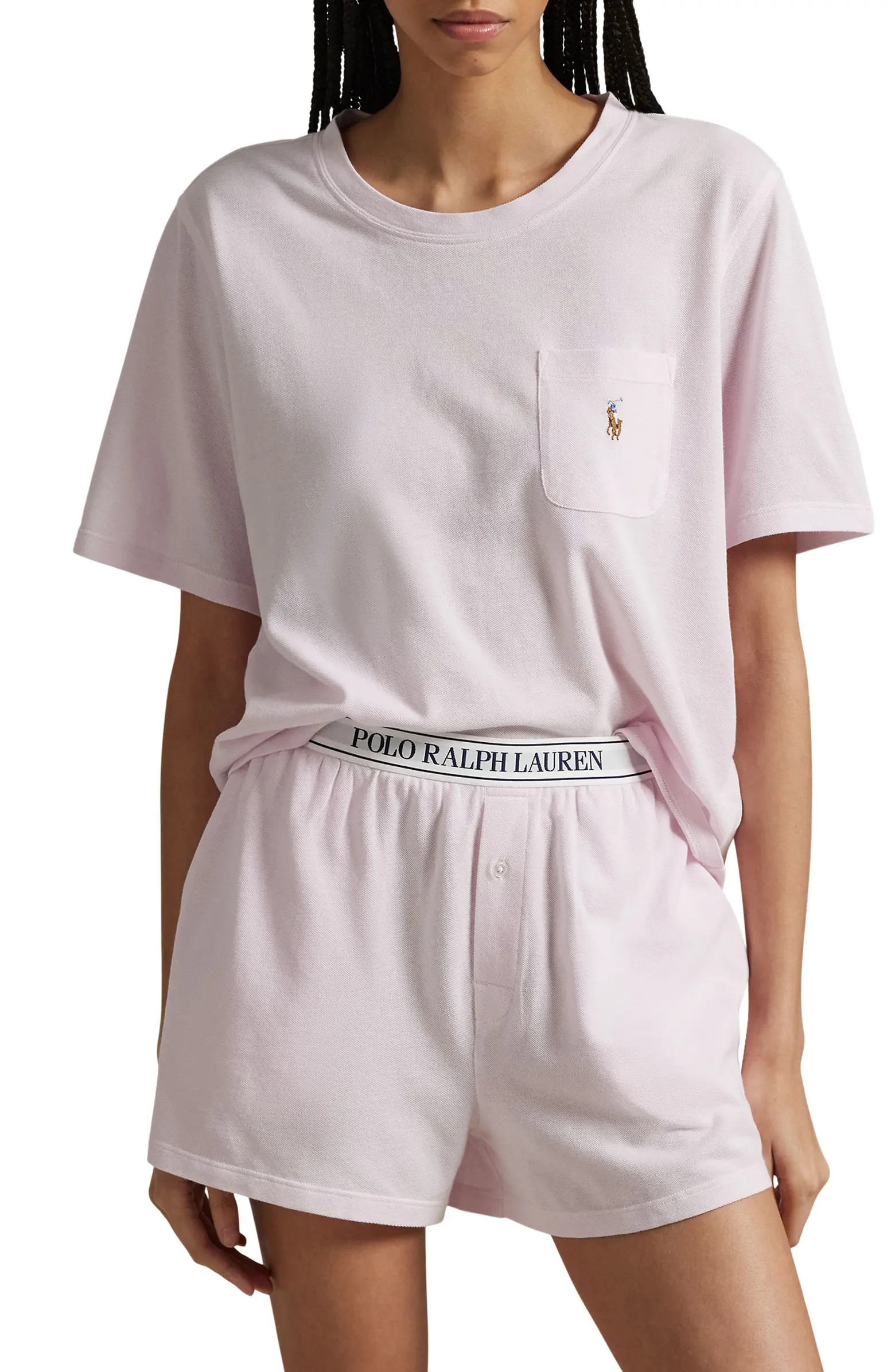 Polo Ralph Lauren Logo Pocket Cotton & Modal Short Pajamas | Nordstrom | Nordstrom