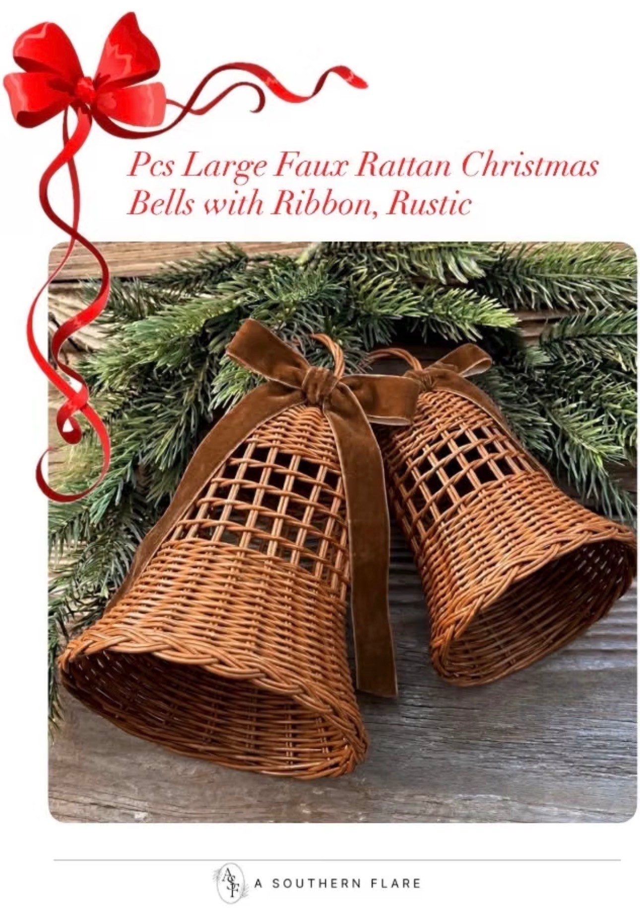 holiday spirit with these beautiful nutcrackers and bells! Perfect for your festive decor. #ChristmasDecor #HolidayVibes