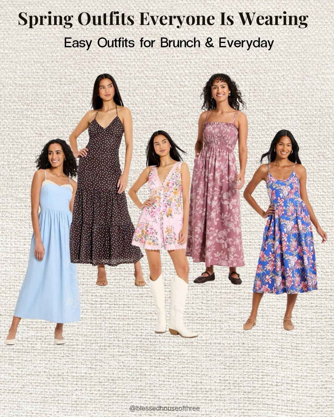 Spring outfits 2026 🤍 easy, feminine styles that work for brunch, errands, or everyday wear. Loving all the light fabrics, florals, and effortless silhouettes this season. Spring dresses, Everything linked from Target finds!

Follow me on LTK for daily fashion, home decor & Amazon finds 🤍


#LTKootd #LTKOver40 #LTKSeasonal