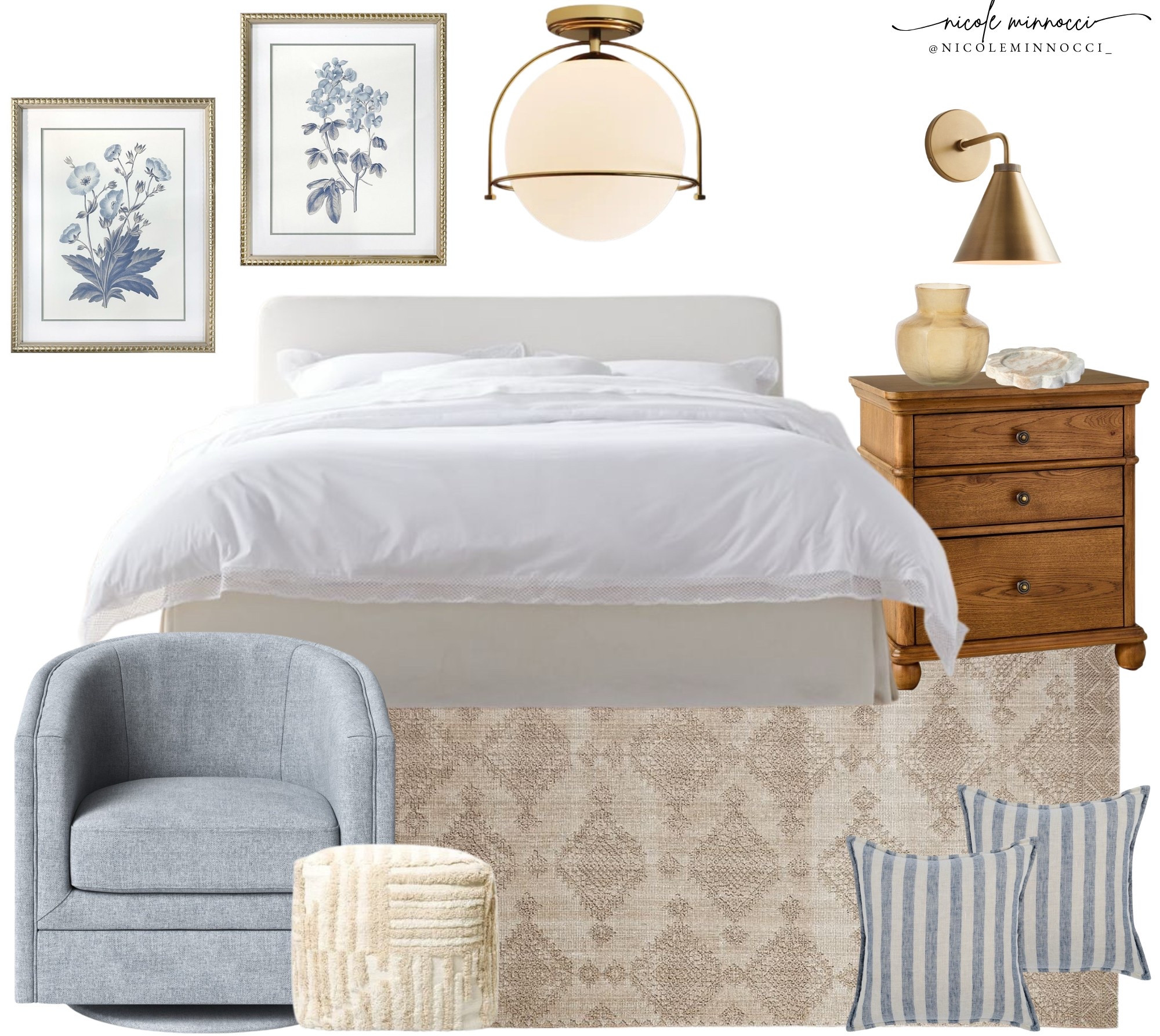 Cottage coastal bedroom style

#LTKHome #LTKOver40 #LTKFamily