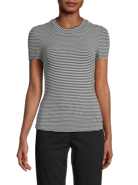 Theory Striped Fitted T-Shirt on SALE | Saks OFF 5TH | Saks Fifth Avenue OFF 5TH