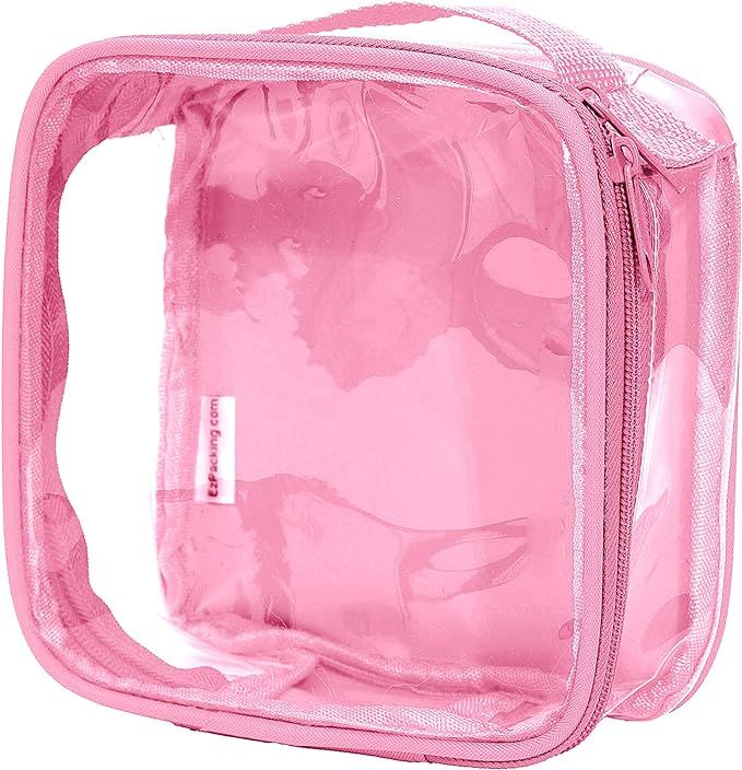 EzPacking Clear TSA Approved 3-1-1 Travel Toiletry Bag for Carry On/Quart Size Transparent Liquid... | Amazon (US)