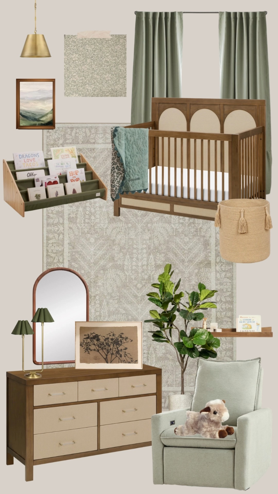 Capricorn nursery — calm, timeless, and grounded in earthy tones. Warm woods, soft sage accents, and natural textures create a serene space for your little one to grow. Inspired by the Capricorn’s steady, nurturing energy ♑️✨ Perfect for parents who love a minimal, nature-inspired baby room that still feels cozy and elevated.

baby room,  earthy nursery, sage nursery, natural nursery, mountain nursery, botanical nursery, gender neutral nursery, minimalist nursery, timeless baby room, calm nursery ideas, sage green nursery decor, modern baby room ideas, nature inspired nursery, organic nursery design, wooden crib nursery, green baby room, cozy baby nursery, baby room aesthetic, gender neutral baby room, warm neutral nursery, serene nursery

#LTKBaby #LTKBump #LTKHome