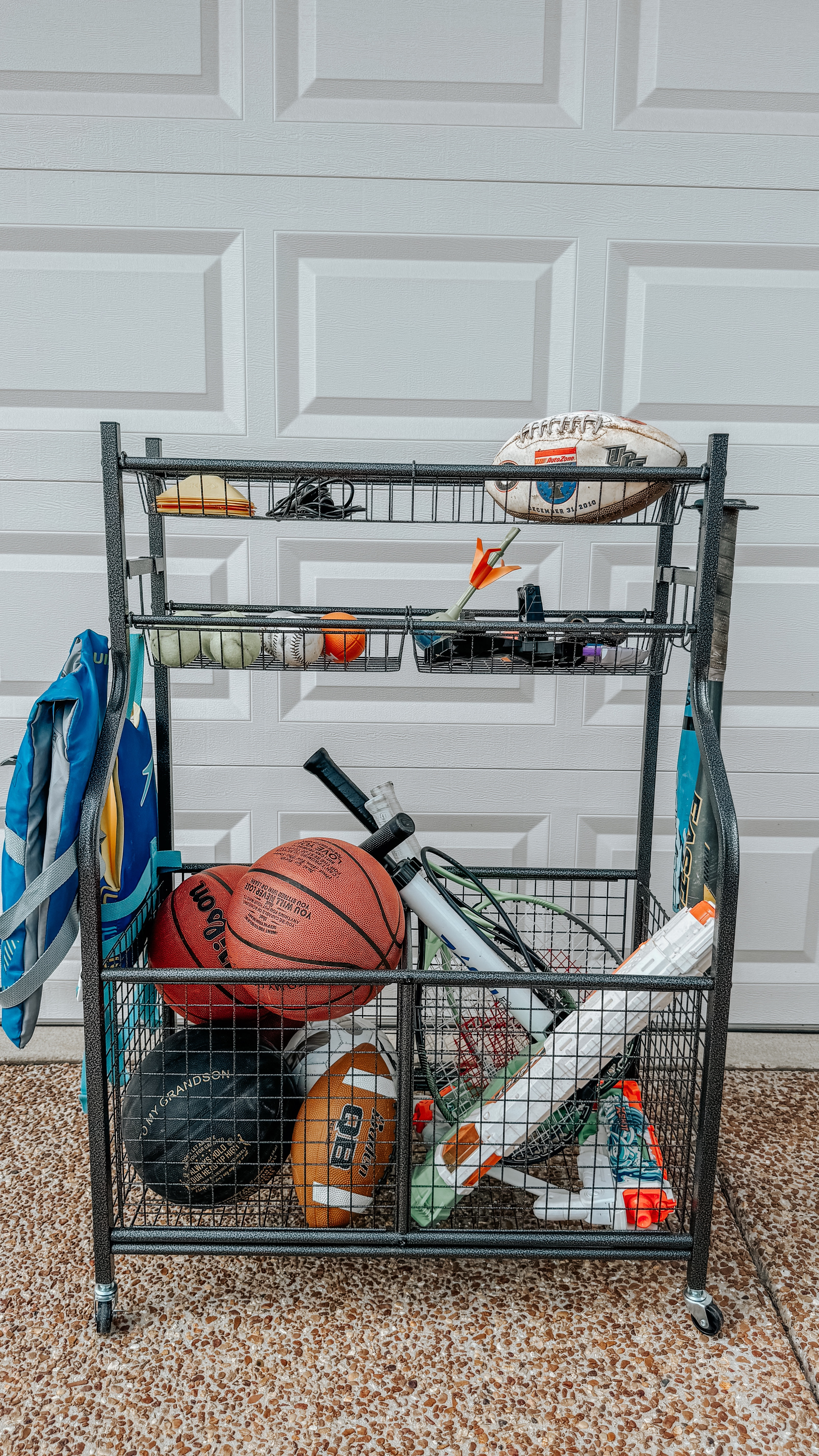 Must Have Amazon Garage Storage Cart! 

#LTKHome #LTKActive #LTKFindsUnder100